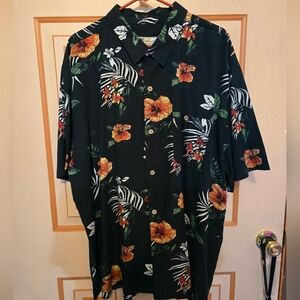 Tommy Bahama Black Floral Men's Shirt